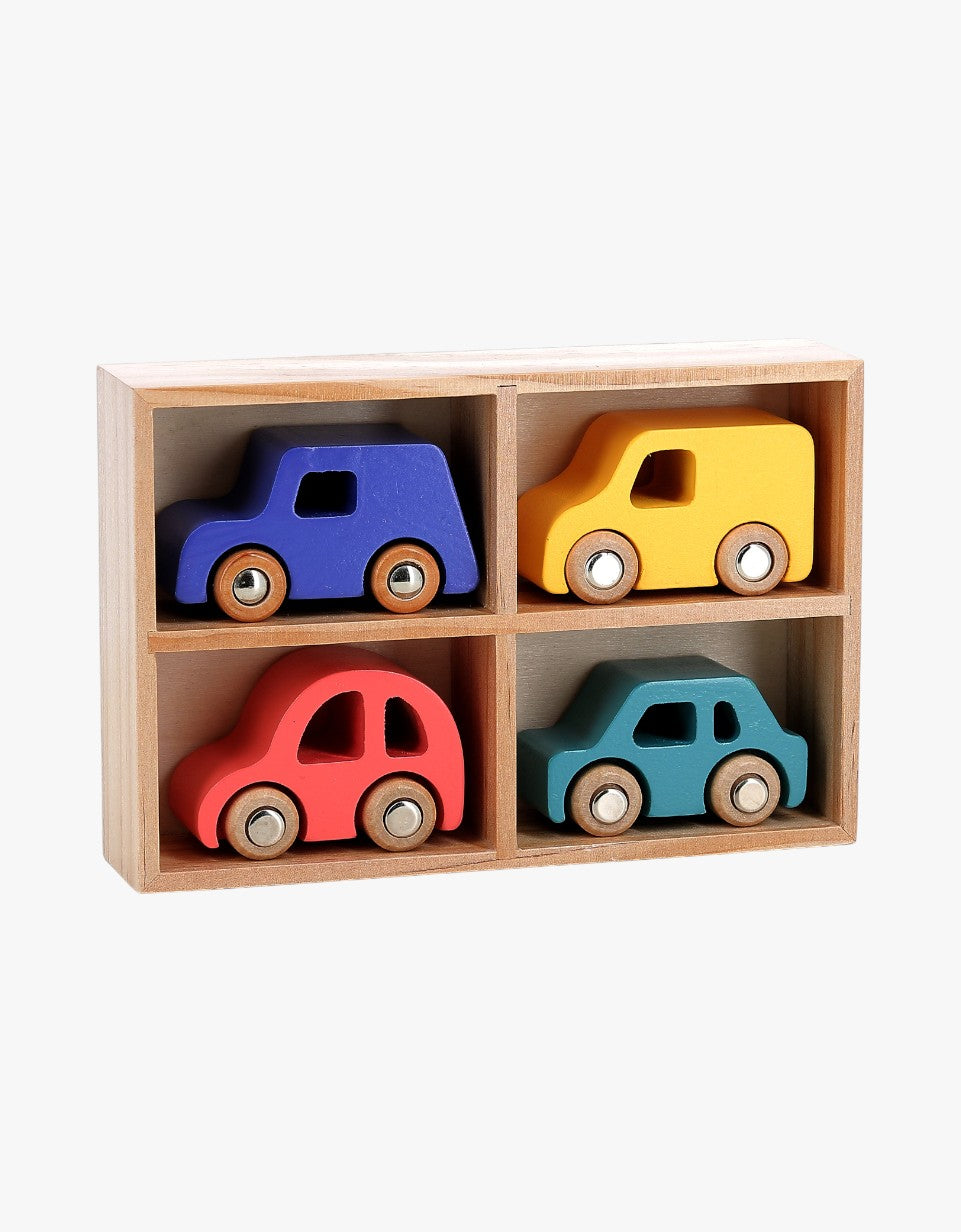 Conjunto de 4 carrinhos | Cidade