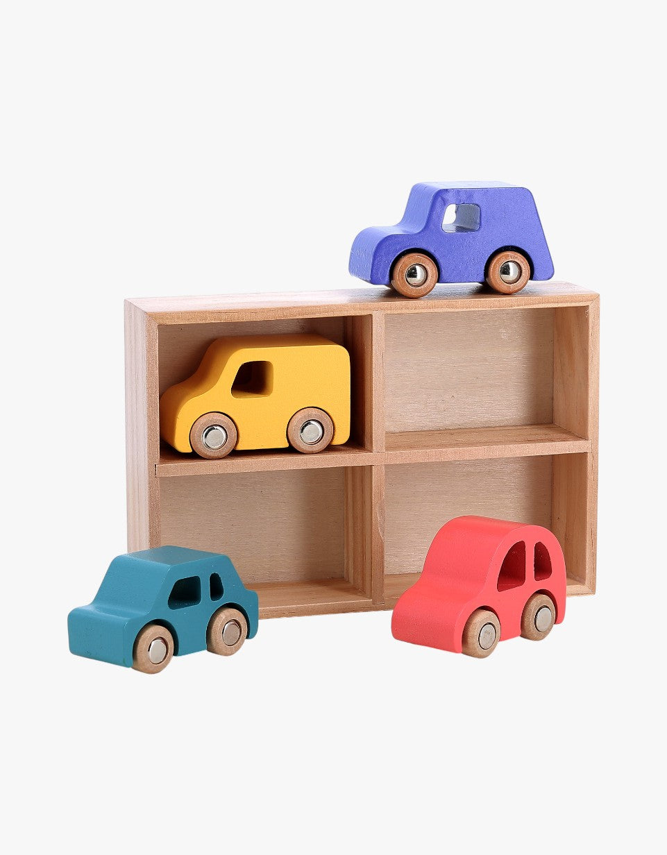 Conjunto de 4 carrinhos | Cidade