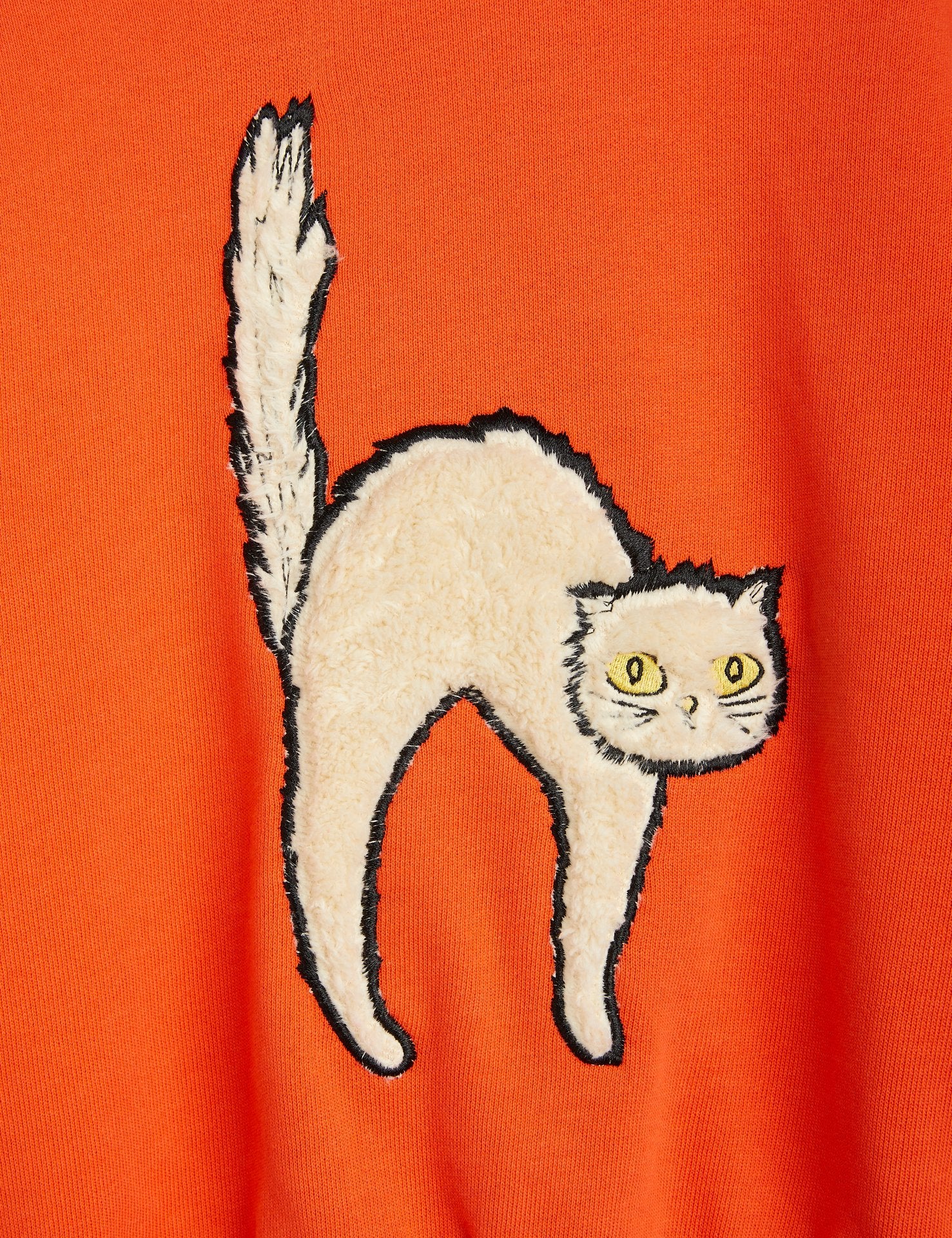 Sweatshirt com aplicação | Angry cat