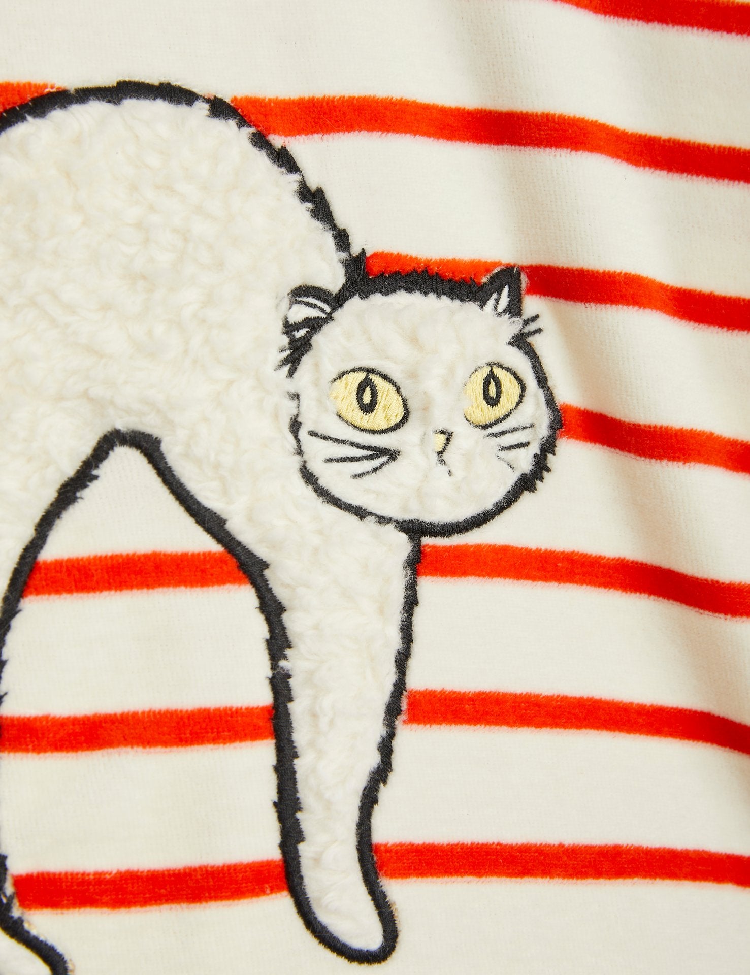 Sweatshirt de veludo | Angry cat