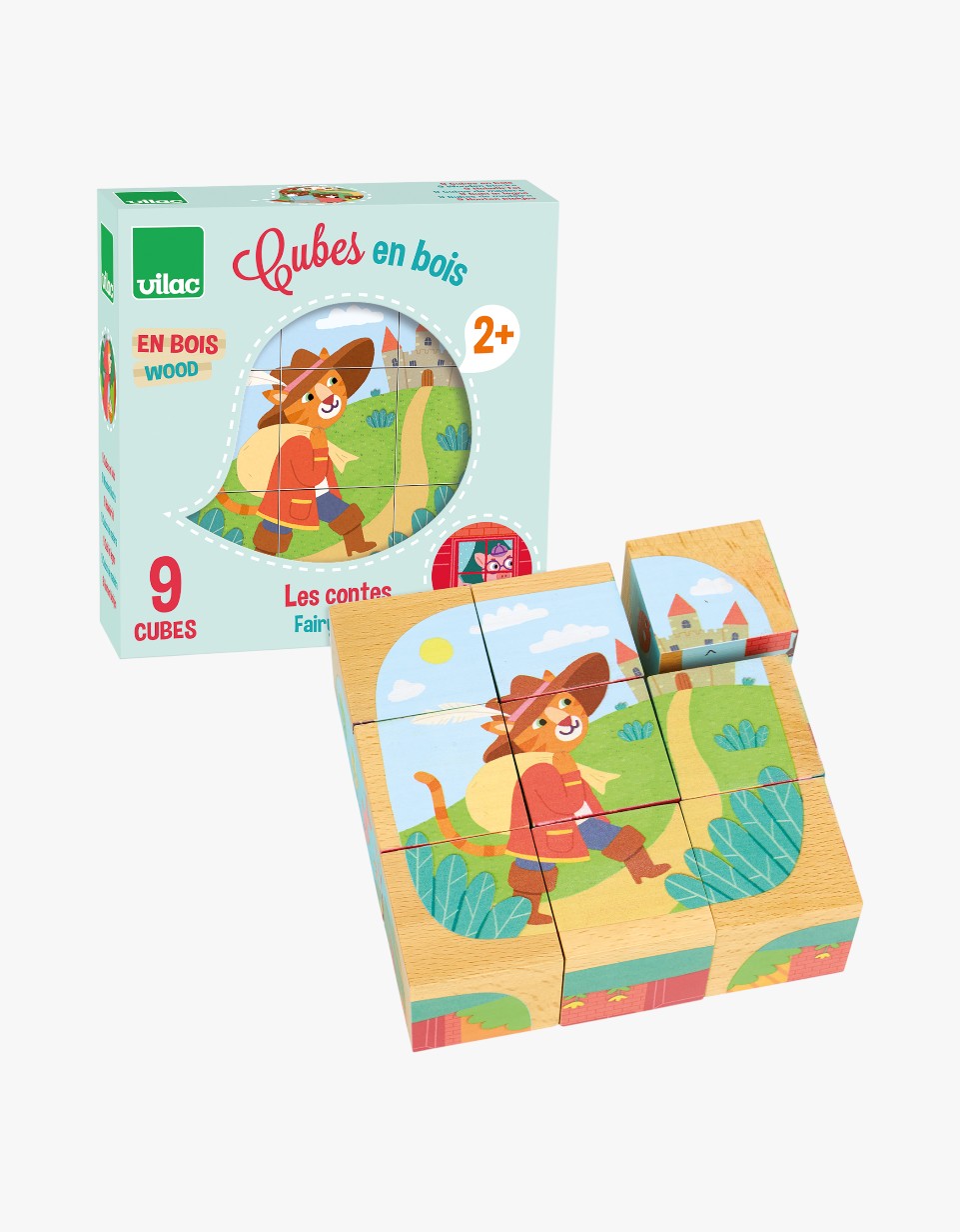 Contos | Blocos de madeira