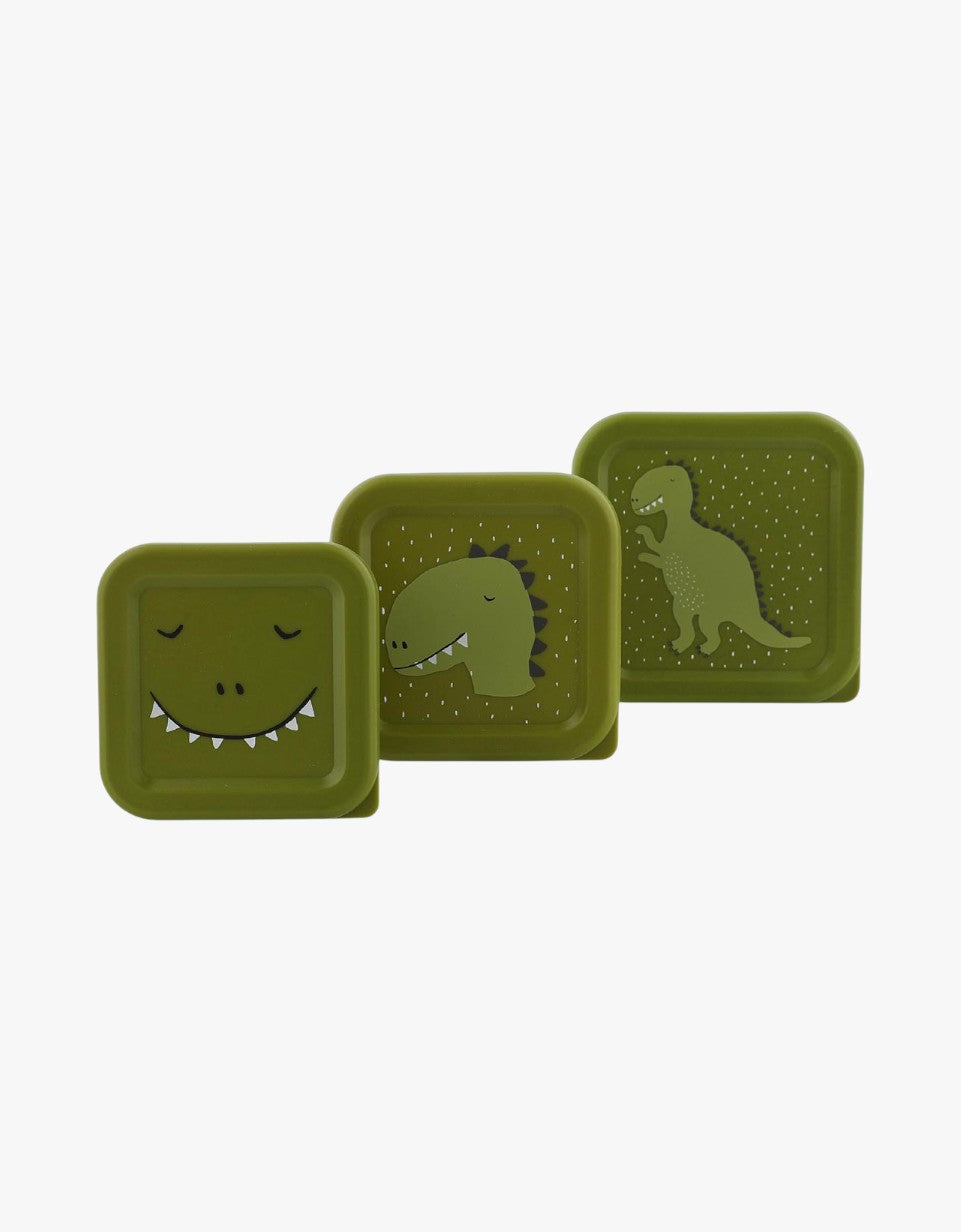 Lancheiras Mr. Dino | Conjunto de 3