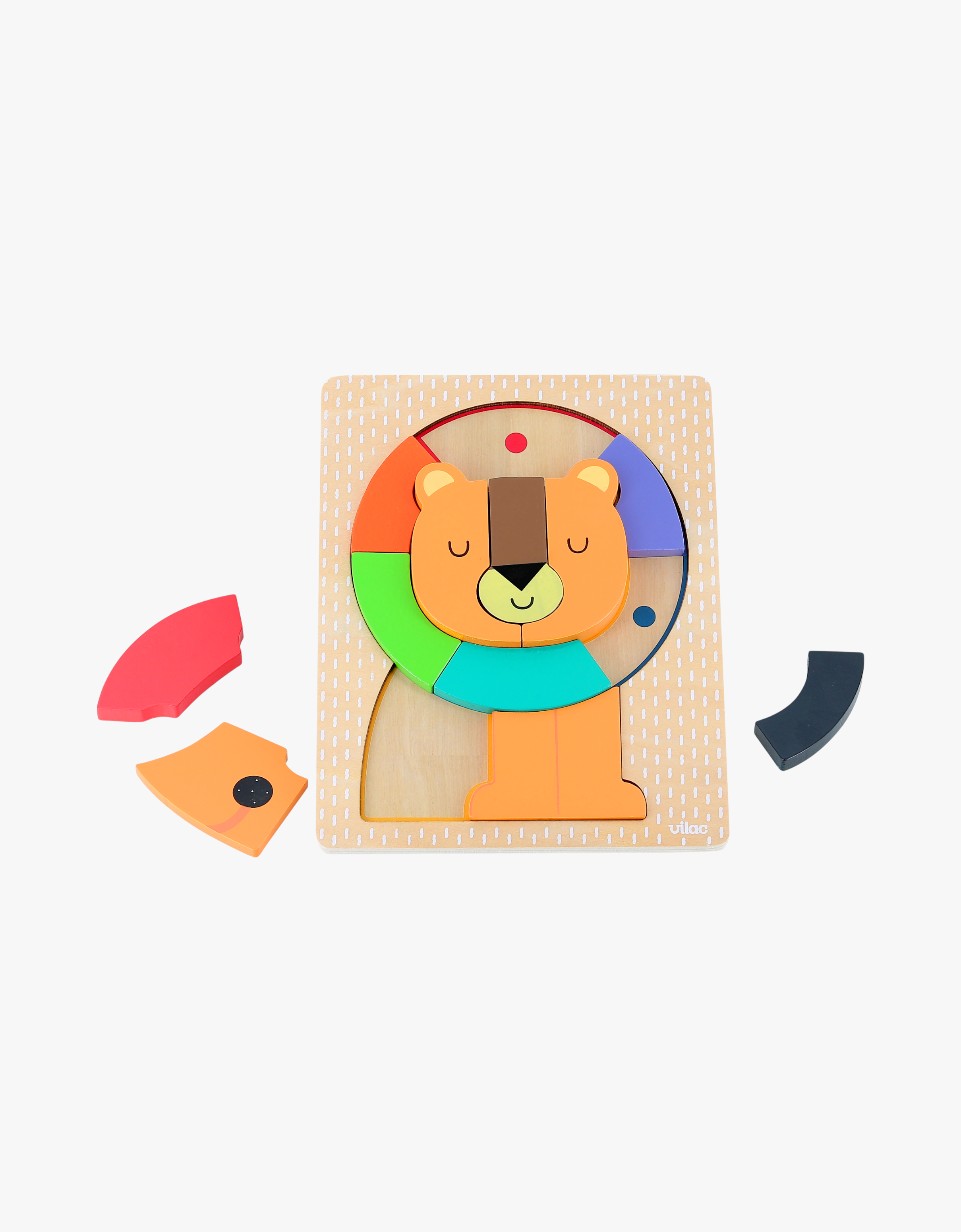 Puzzle em madeira em forma de leão | Andy Westface