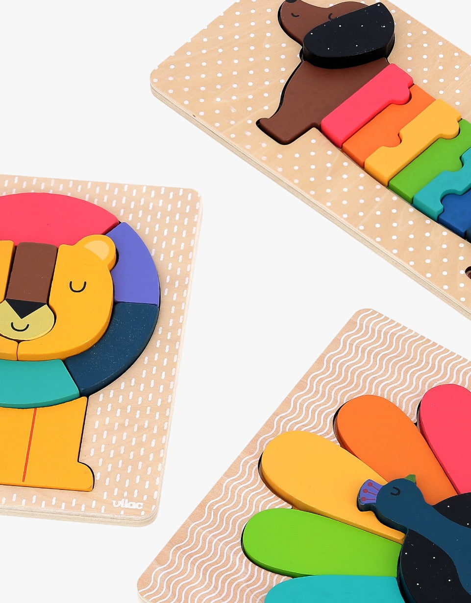 Puzzle em madeira em forma de leão | Andy Westface