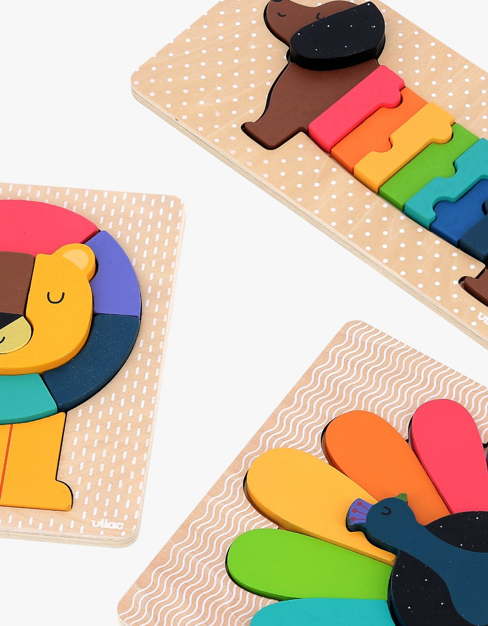 Puzzle de madeira em forma de cão | Andy Westface