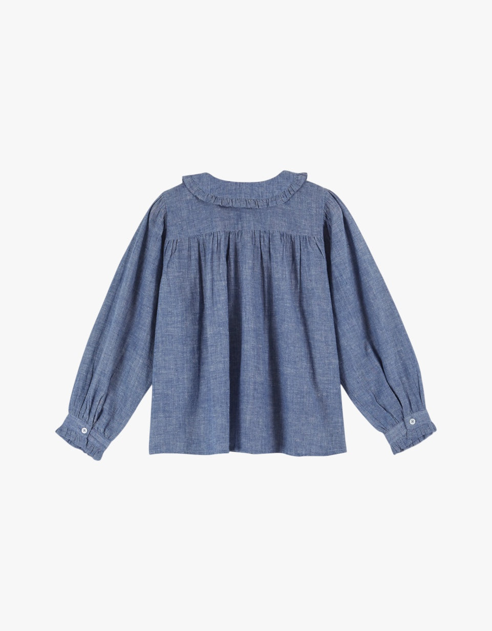 Blusa franzida | Chambray