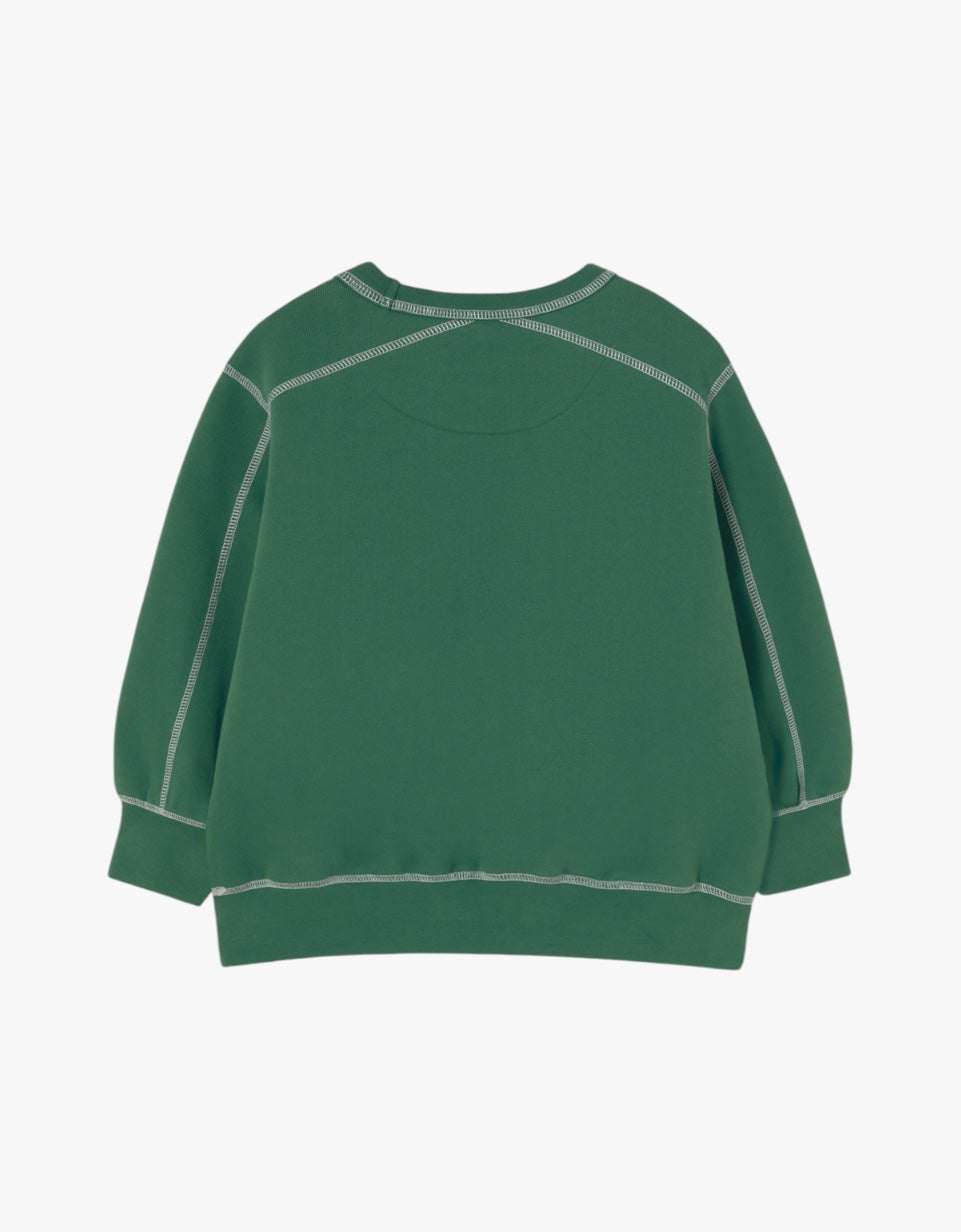 Sweatshirt | Contrast Green