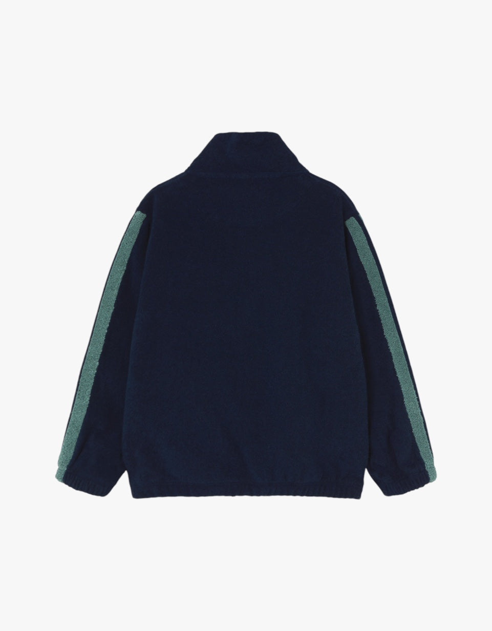 Sweatshirt | Towel Mockneck Blue