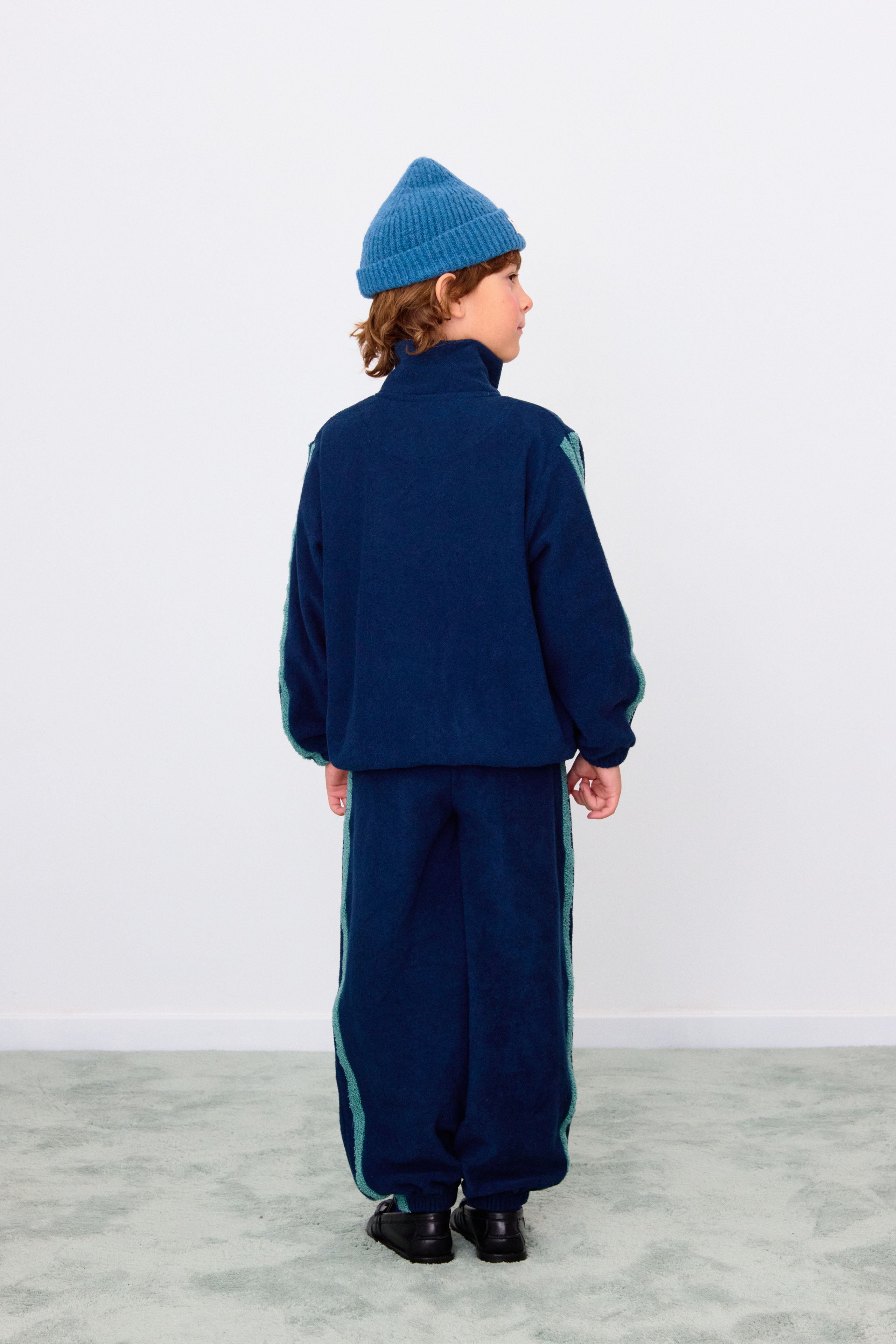 Sweatshirt | Towel Mockneck Blue