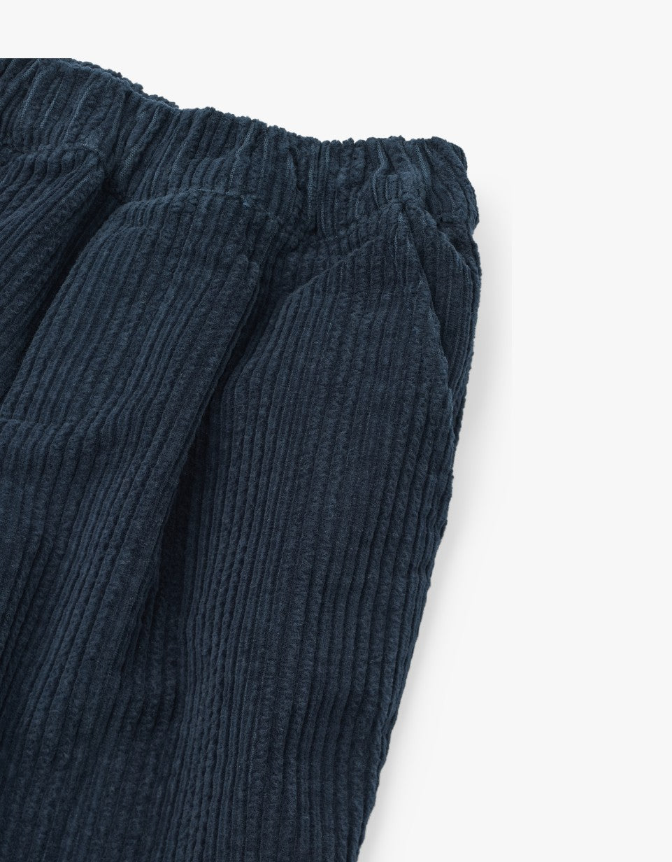 Calças de bombazine Borris | Classic Navy
