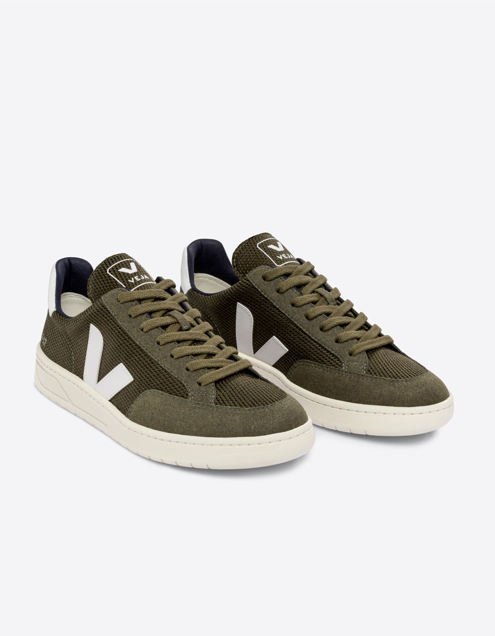 V-12 Vegan B-Mesh Olive White