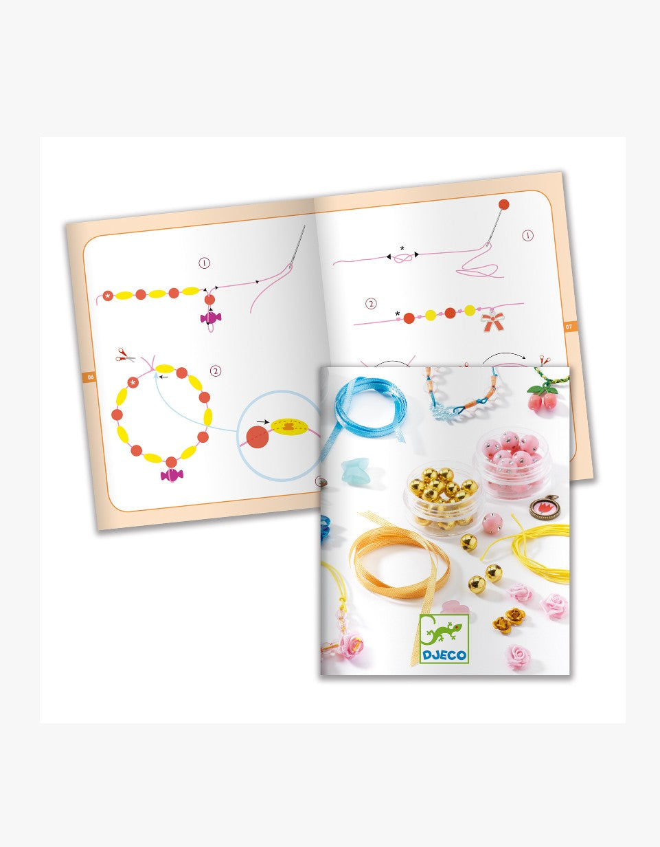 Missangas e Flores | Constrói Pulseiras
