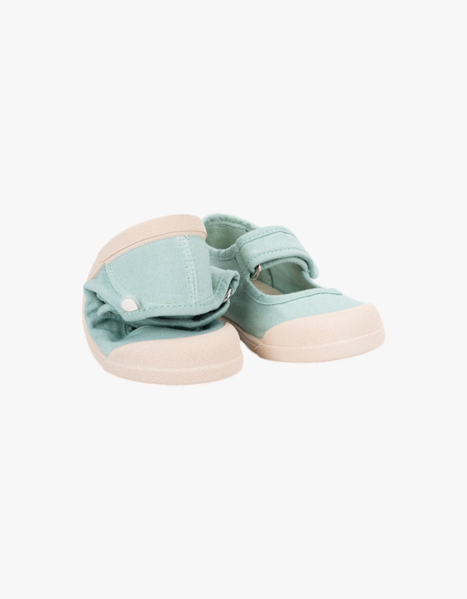 Sapatilha com velcro Mercedes | Menta