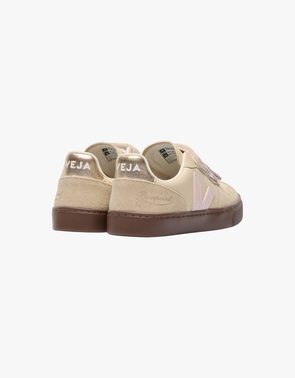 Veja X Bonpoint V-10 Leather Areia Petale