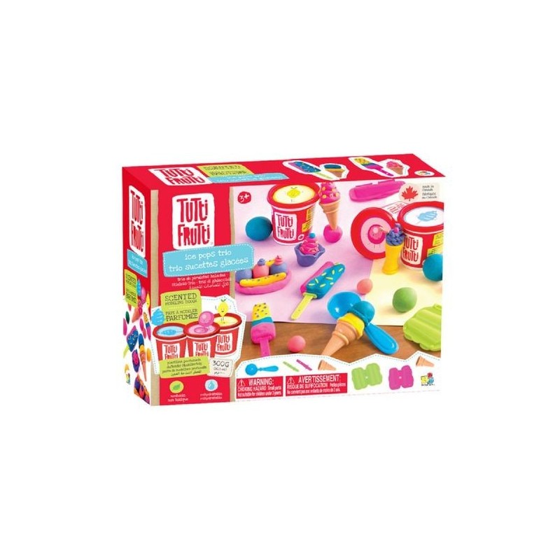 Plasticine with scents | Ice cream trio