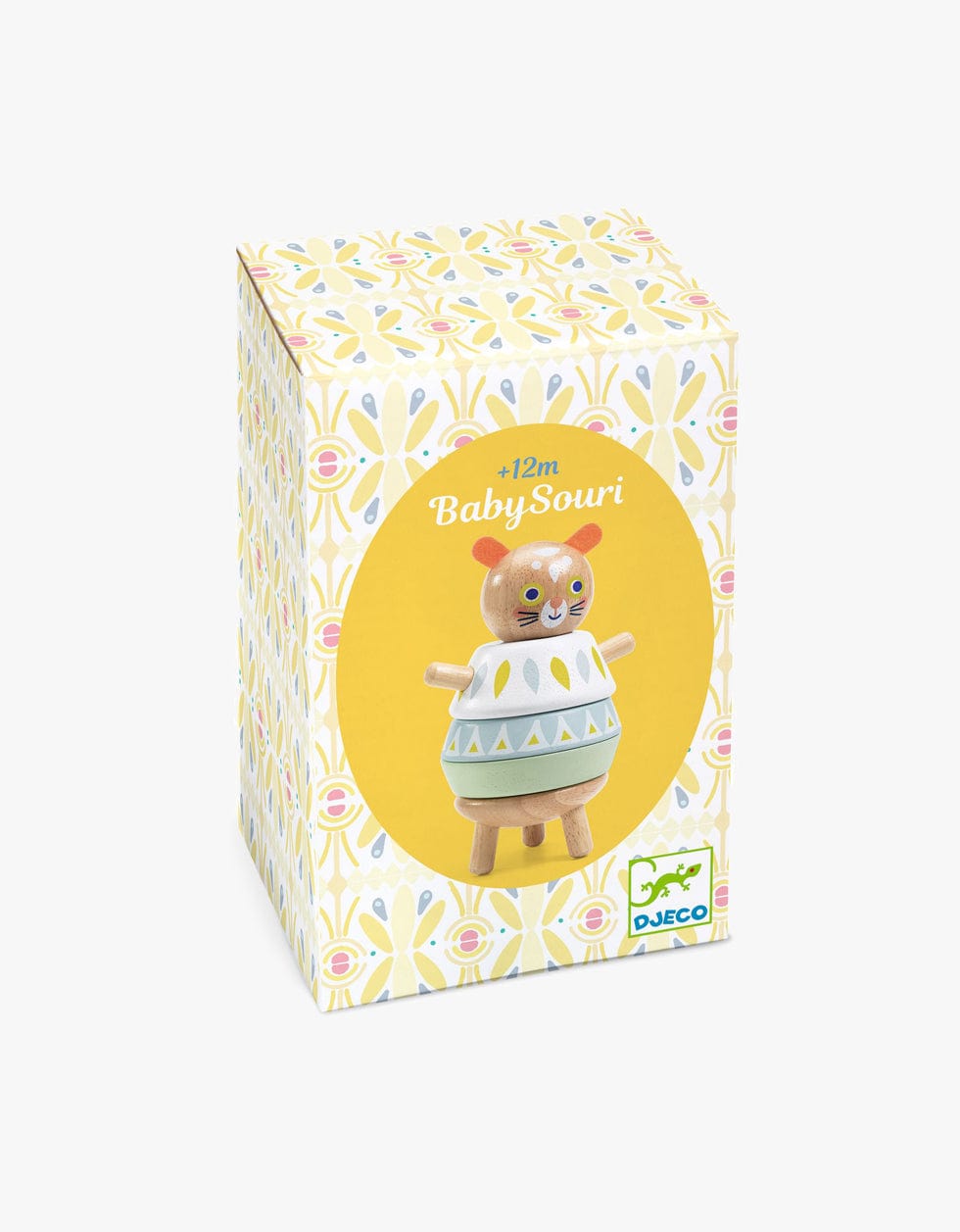 Djeco Brinquedos em Madeira BabySouri | Jogo de Empilhar o Rato
