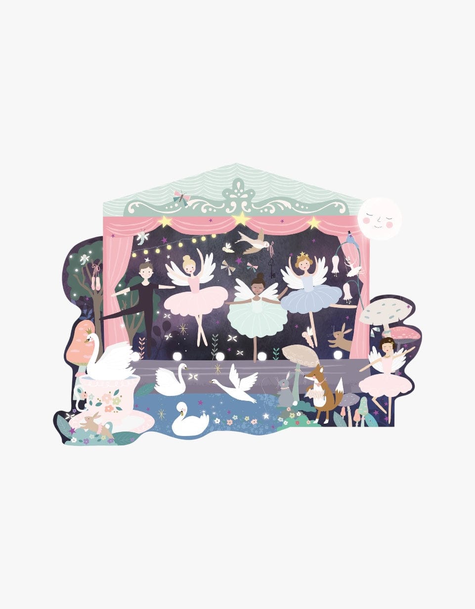 Floss and Rock Puzzles Puzzle com Forma Teatro | Enchanted