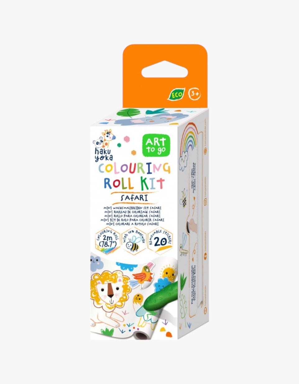 Mini Kit com Rolo para Colorir | Safari