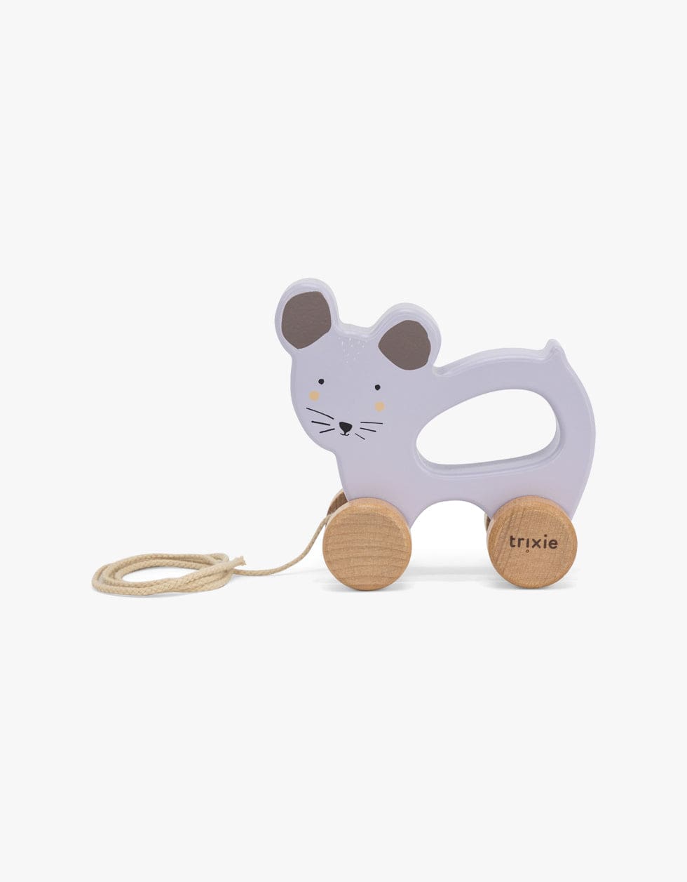 Trixie Brinquedos em Madeira Mrs. Mouse Brinquedo de puxar