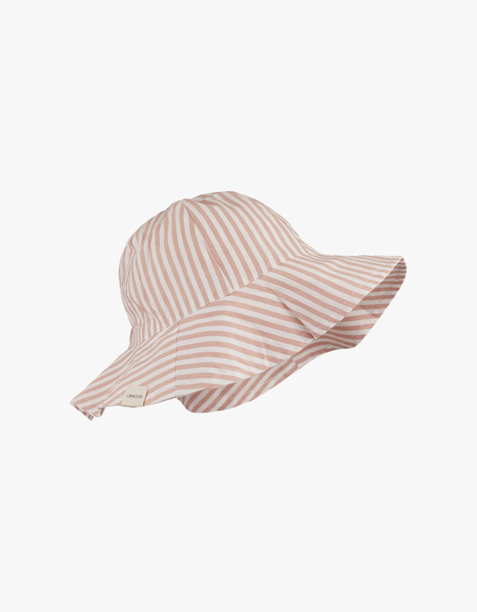 Amelia Sun Hat - Y/D Stripe: Coral Blush/Creme De La Creme