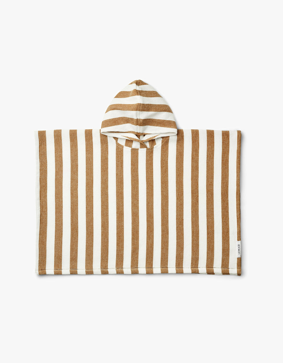 Paco Poncho - Y/D stripe: Golden Caramel/White
