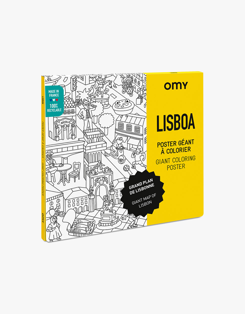 Poster para colorir | Lisboa