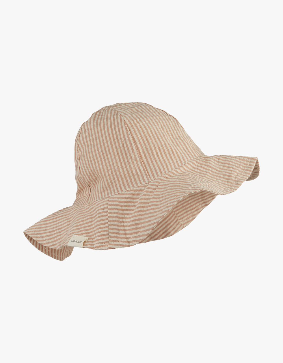Amelia Sun Hat - Y/D Stripe: Tuscany Rose/Sandy