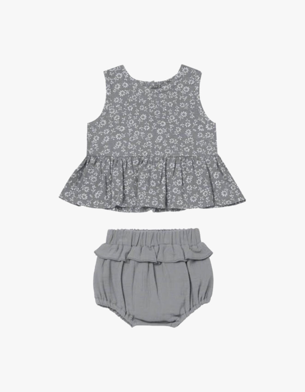 Sleeveless set | Indigo Flora