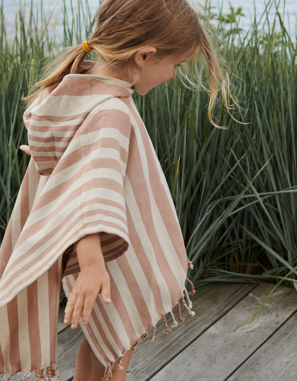 Poncho Roomie | Risca: Tuscany Rose-Sandy