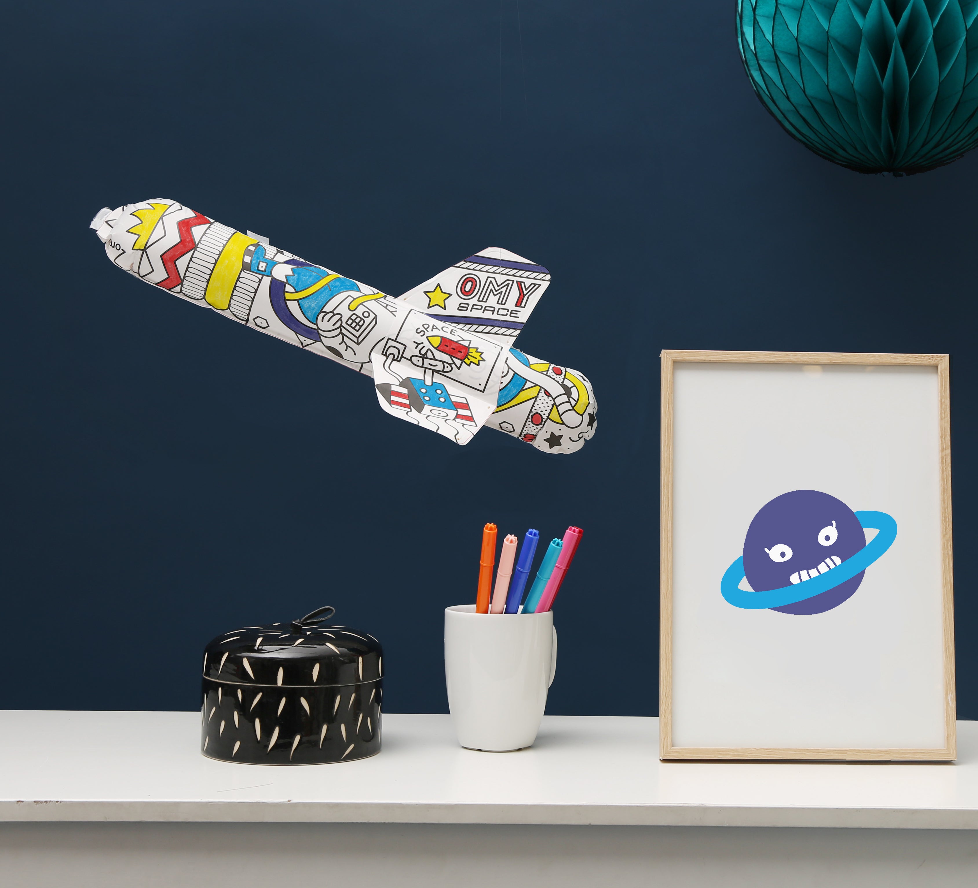 Brinquedo 3D para colorir | Rocket