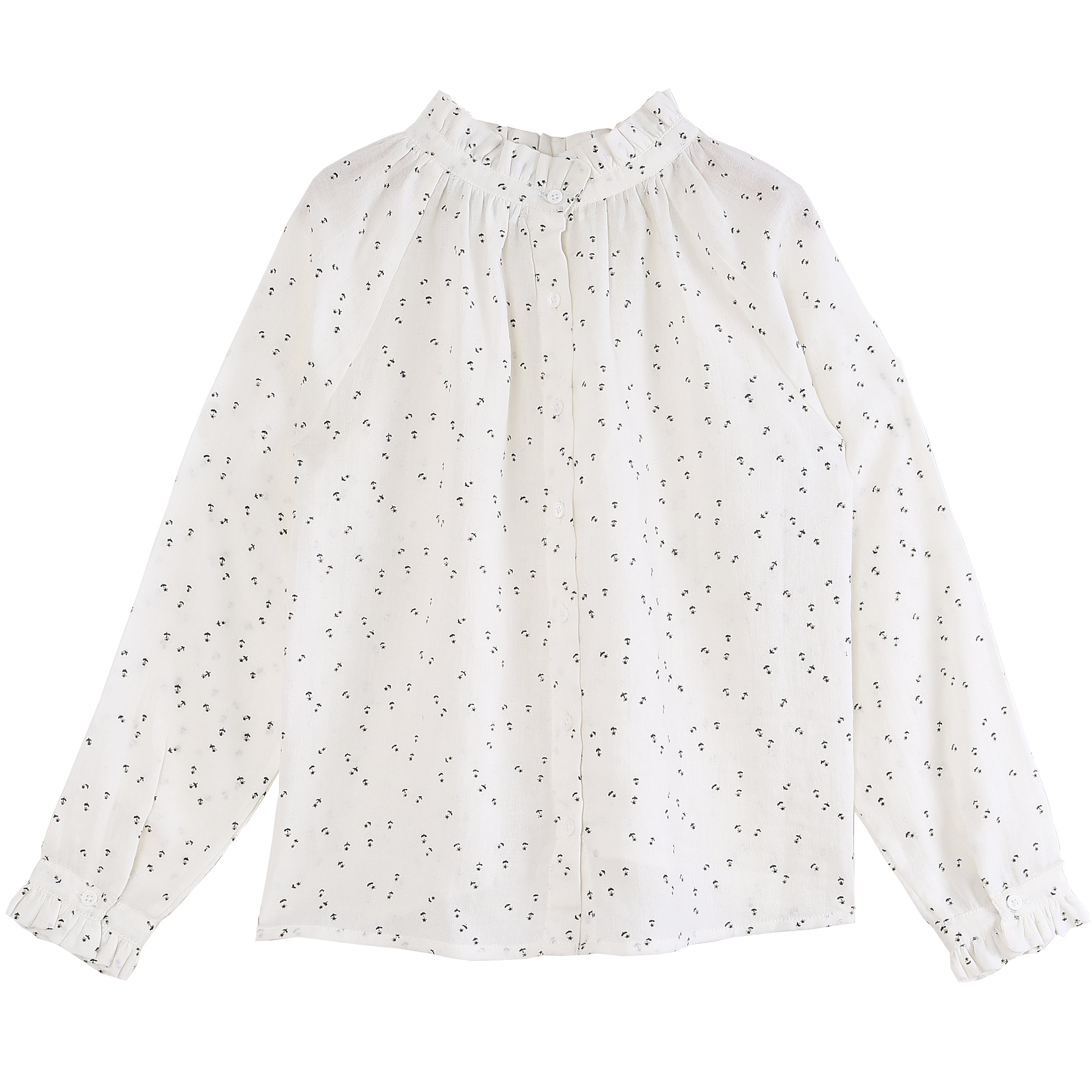 Blusa | Ecru Flowered