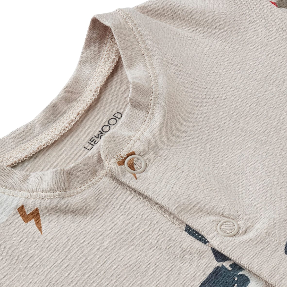 Liewood Babygrows Babygrow Boye | Little Dragon-Dark Sandy Mix