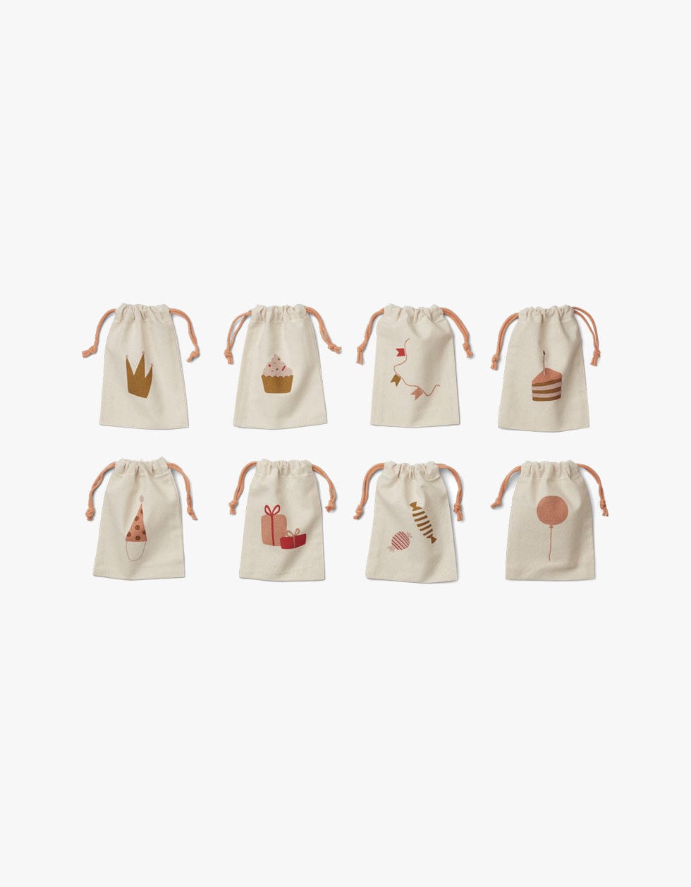 Liewood Carteiras Conjunto de 8 sacos Darcey | Birthday Multi Mix