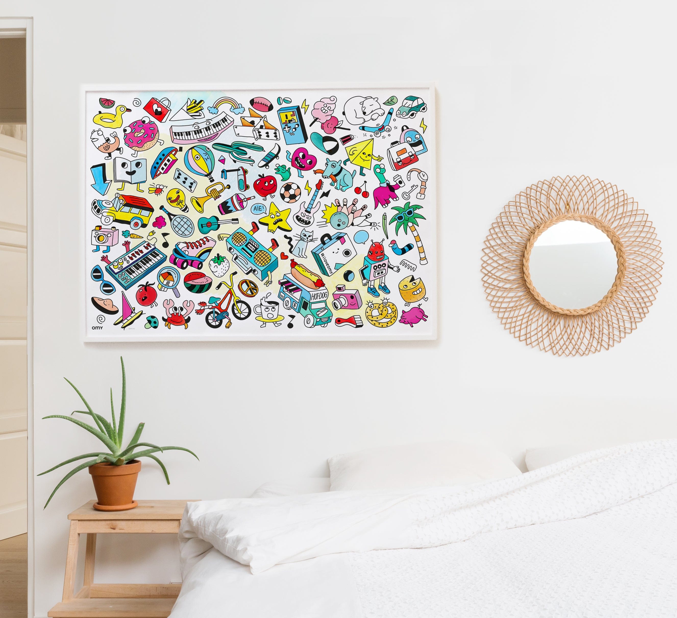 OMY Posters para Colorir Poster para colorir | Baby Pop Art